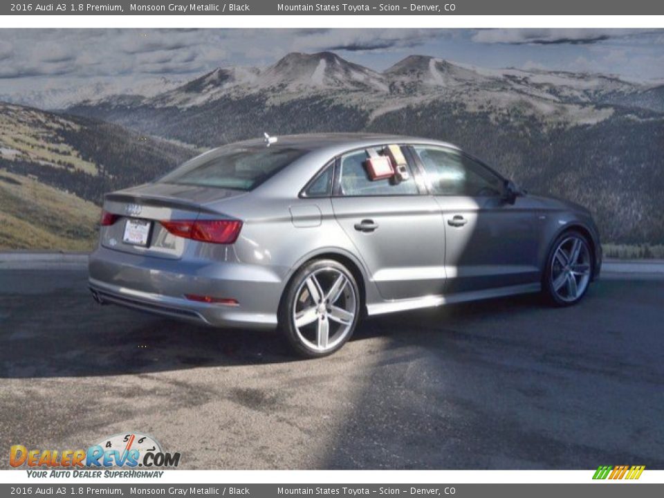 2016 Audi A3 1.8 Premium Monsoon Gray Metallic / Black Photo #3