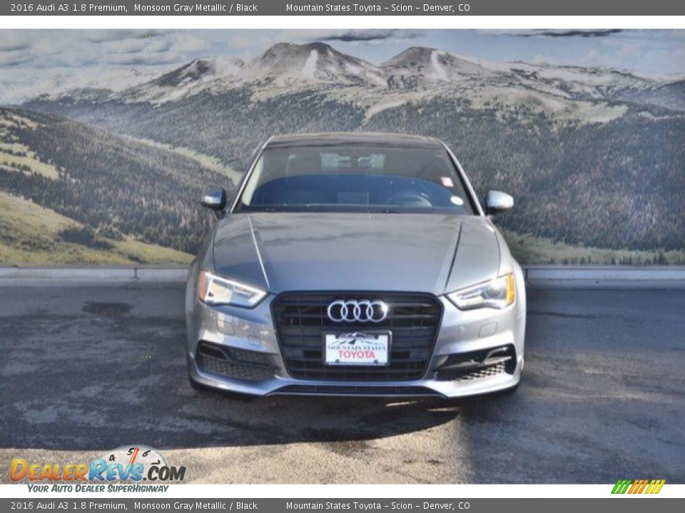2016 Audi A3 1.8 Premium Monsoon Gray Metallic / Black Photo #4