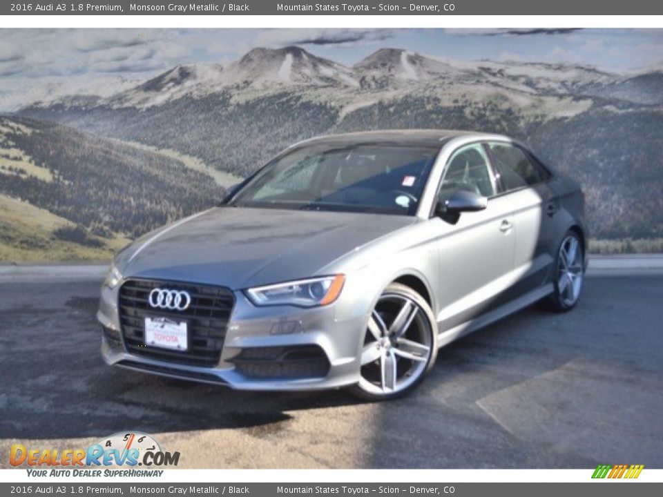 2016 Audi A3 1.8 Premium Monsoon Gray Metallic / Black Photo #5