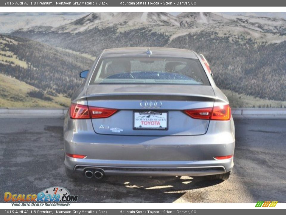 2016 Audi A3 1.8 Premium Monsoon Gray Metallic / Black Photo #9