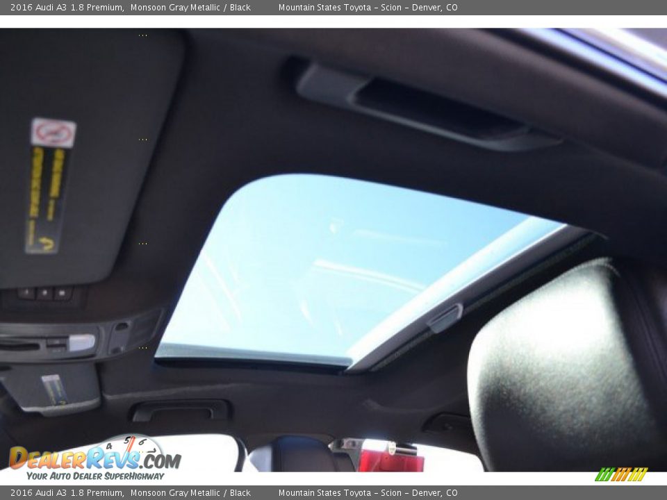 2016 Audi A3 1.8 Premium Monsoon Gray Metallic / Black Photo #15