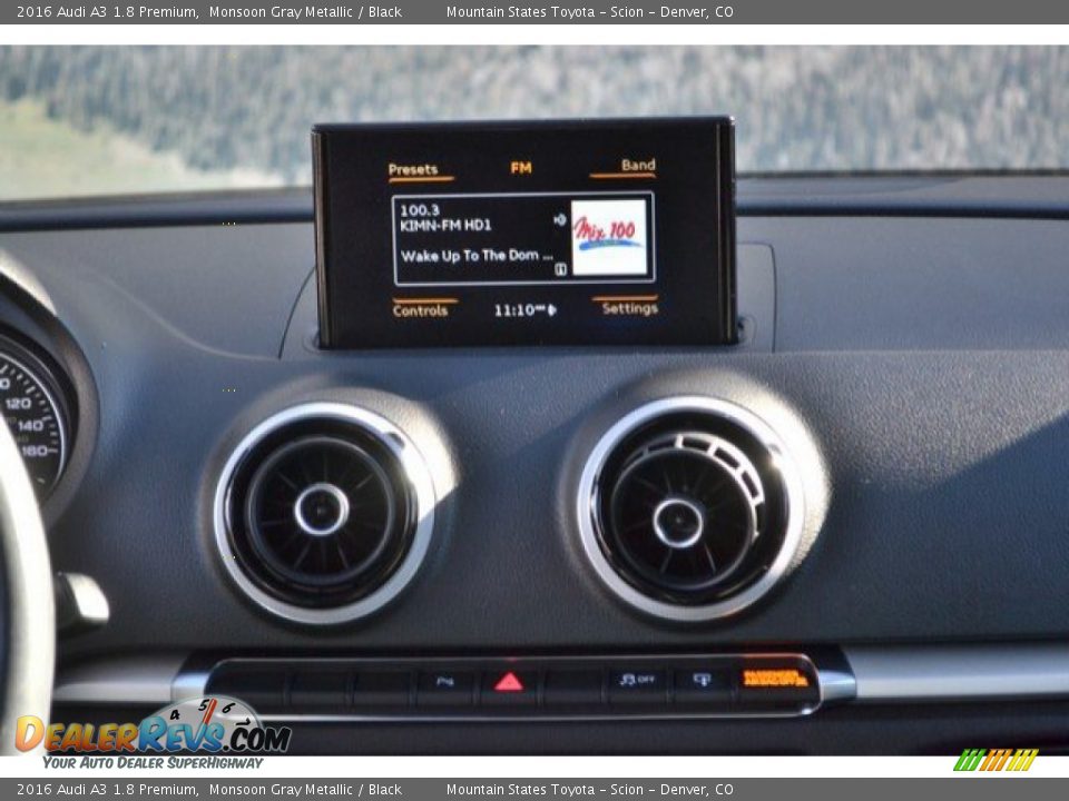 2016 Audi A3 1.8 Premium Monsoon Gray Metallic / Black Photo #16