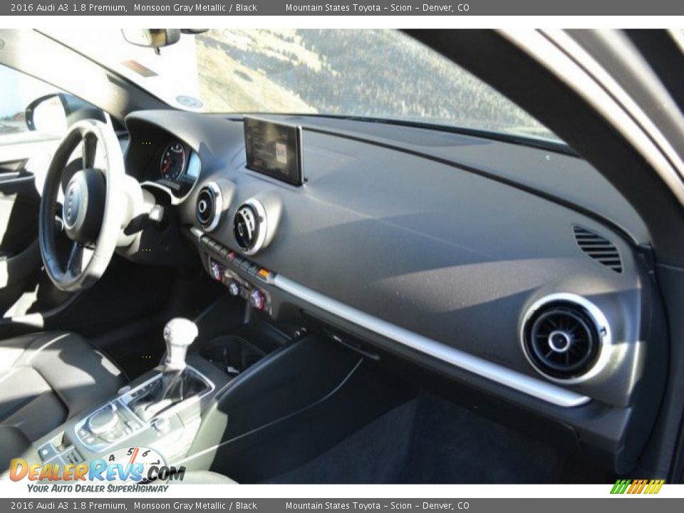 2016 Audi A3 1.8 Premium Monsoon Gray Metallic / Black Photo #17