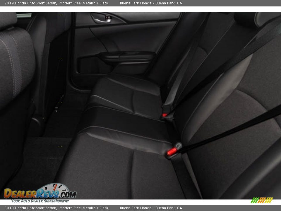 2019 Honda Civic Sport Sedan Modern Steel Metallic / Black Photo #17