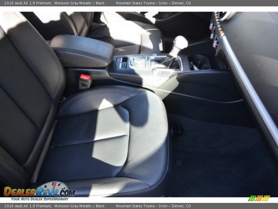 2016 Audi A3 1.8 Premium Monsoon Gray Metallic / Black Photo #18