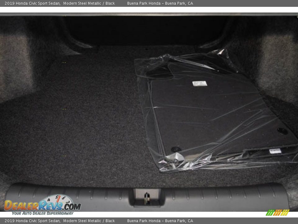 2019 Honda Civic Sport Sedan Modern Steel Metallic / Black Photo #26