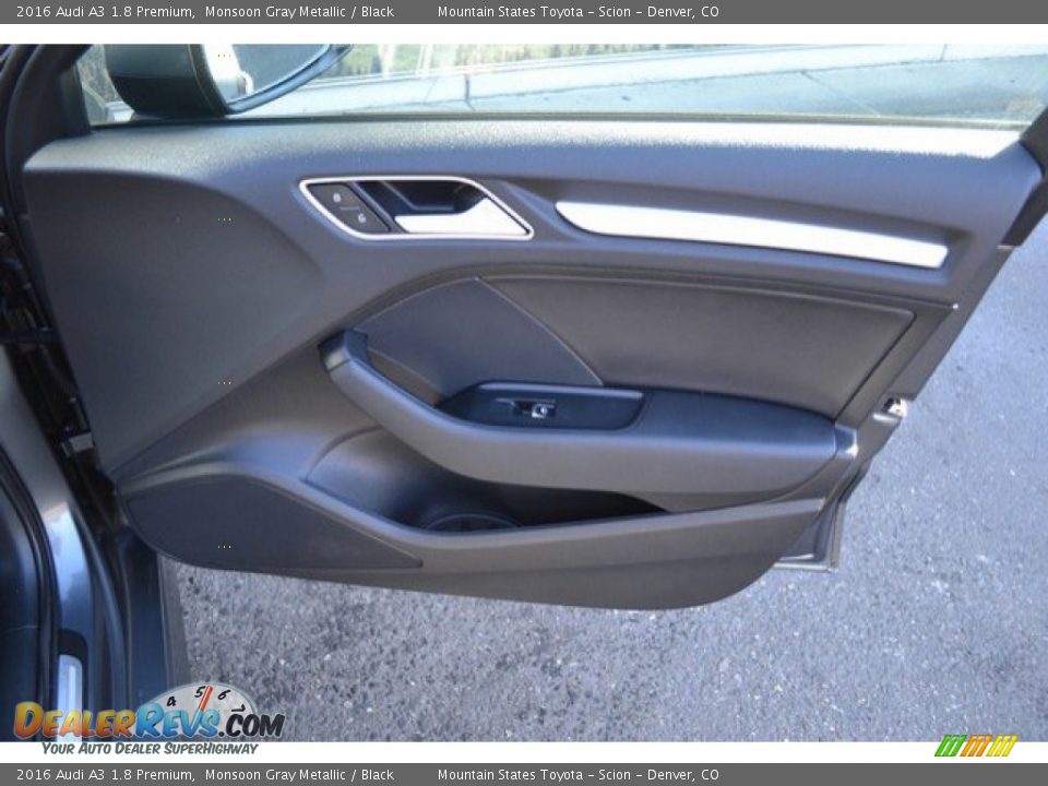 2016 Audi A3 1.8 Premium Monsoon Gray Metallic / Black Photo #26