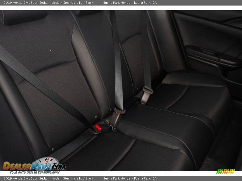 2019 Honda Civic Sport Sedan Modern Steel Metallic / Black Photo #28