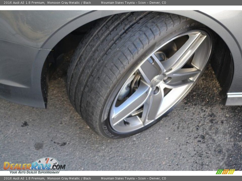 2016 Audi A3 1.8 Premium Monsoon Gray Metallic / Black Photo #29