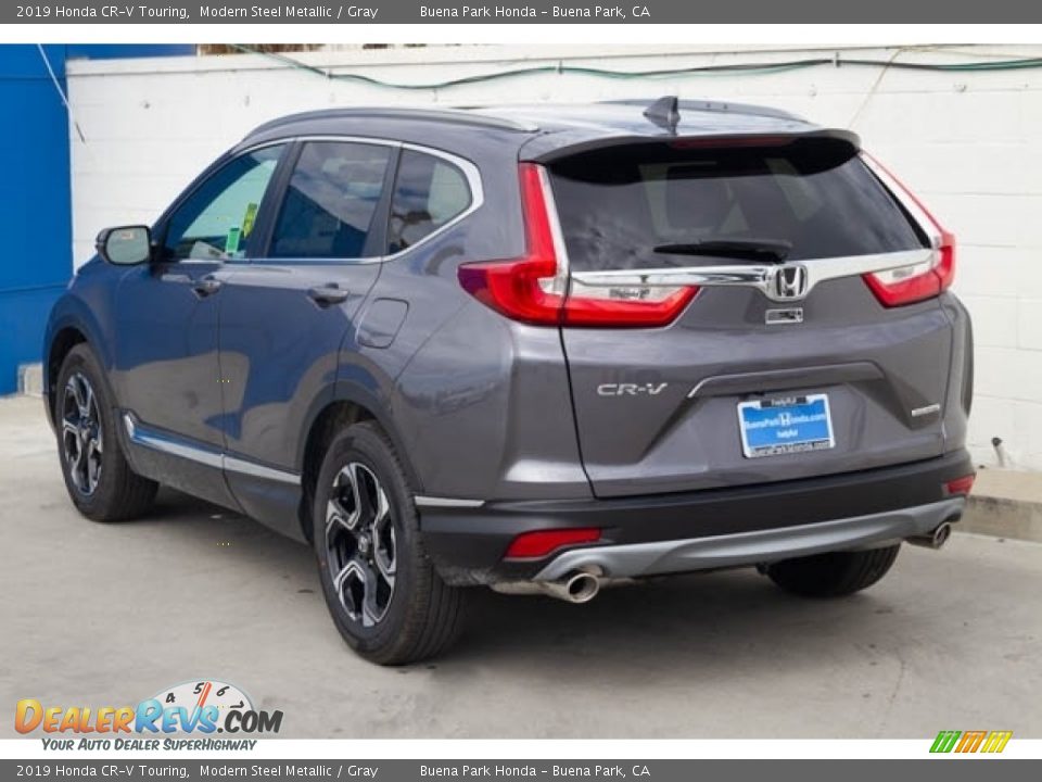 2019 Honda CR-V Touring Modern Steel Metallic / Gray Photo #2