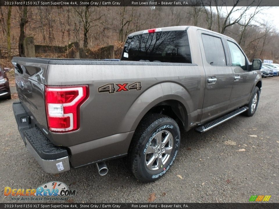 2019 Ford F150 XLT Sport SuperCrew 4x4 Stone Gray / Earth Gray Photo #2