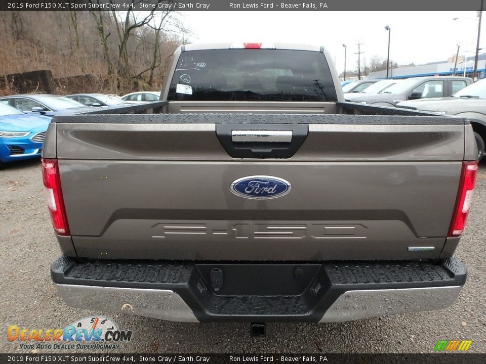 2019 Ford F150 XLT Sport SuperCrew 4x4 Stone Gray / Earth Gray Photo #3