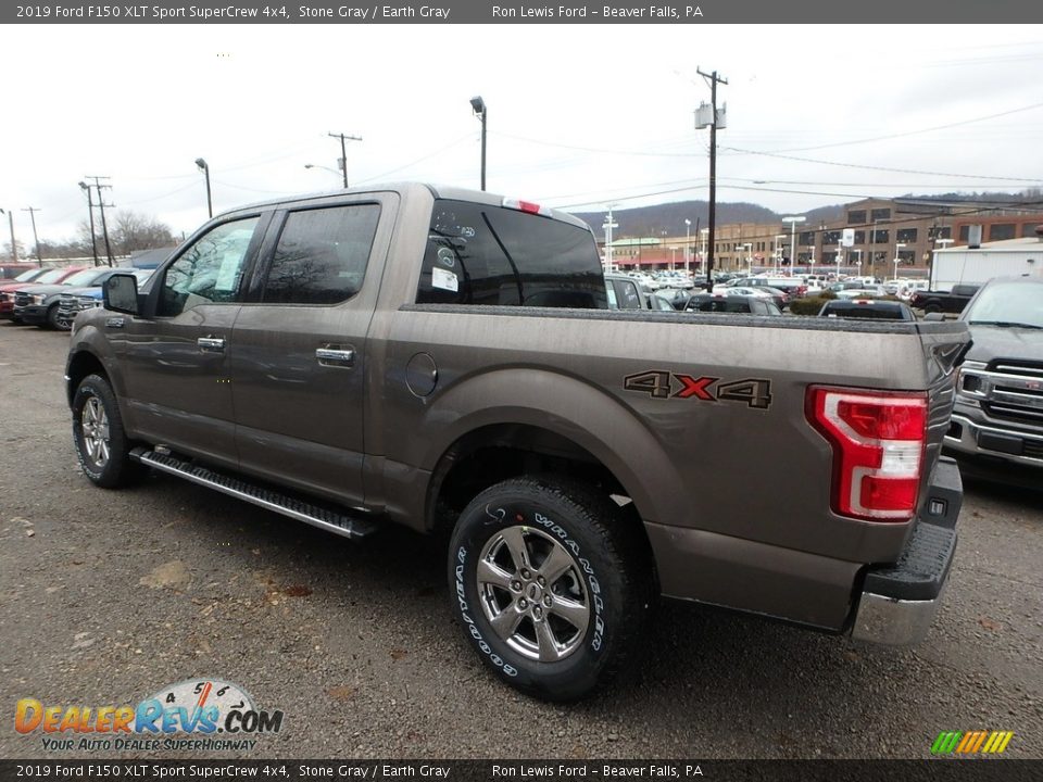 2019 Ford F150 XLT Sport SuperCrew 4x4 Stone Gray / Earth Gray Photo #4