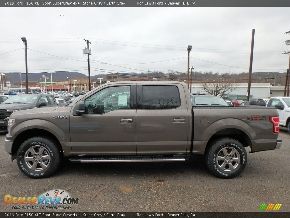 2019 Ford F150 XLT Sport SuperCrew 4x4 Stone Gray / Earth Gray Photo #5