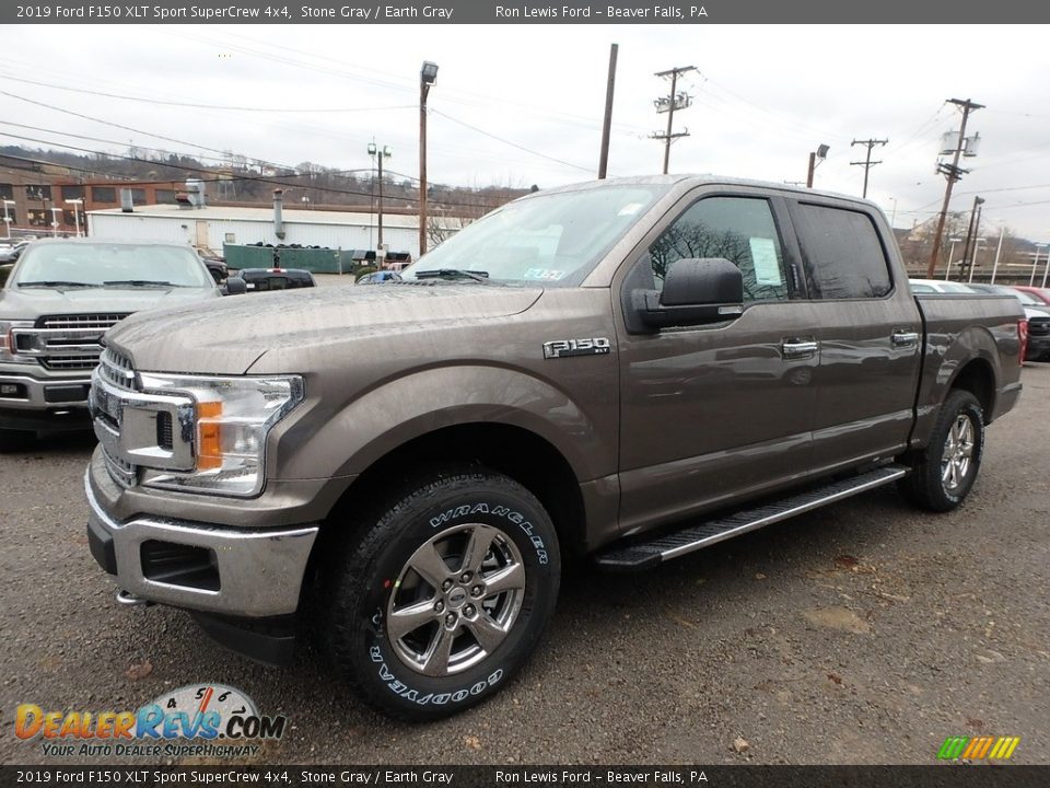 2019 Ford F150 XLT Sport SuperCrew 4x4 Stone Gray / Earth Gray Photo #6