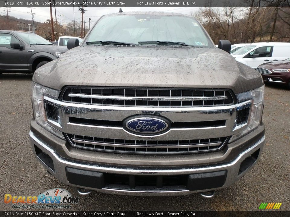 2019 Ford F150 XLT Sport SuperCrew 4x4 Stone Gray / Earth Gray Photo #7