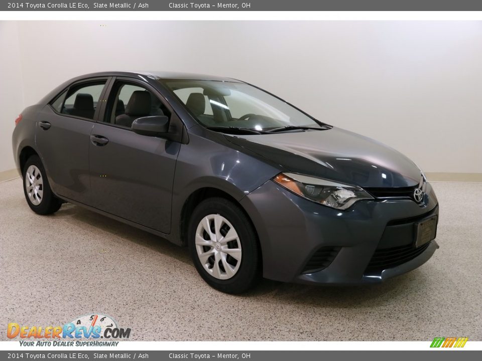 2014 Toyota Corolla LE Eco Slate Metallic / Ash Photo #1