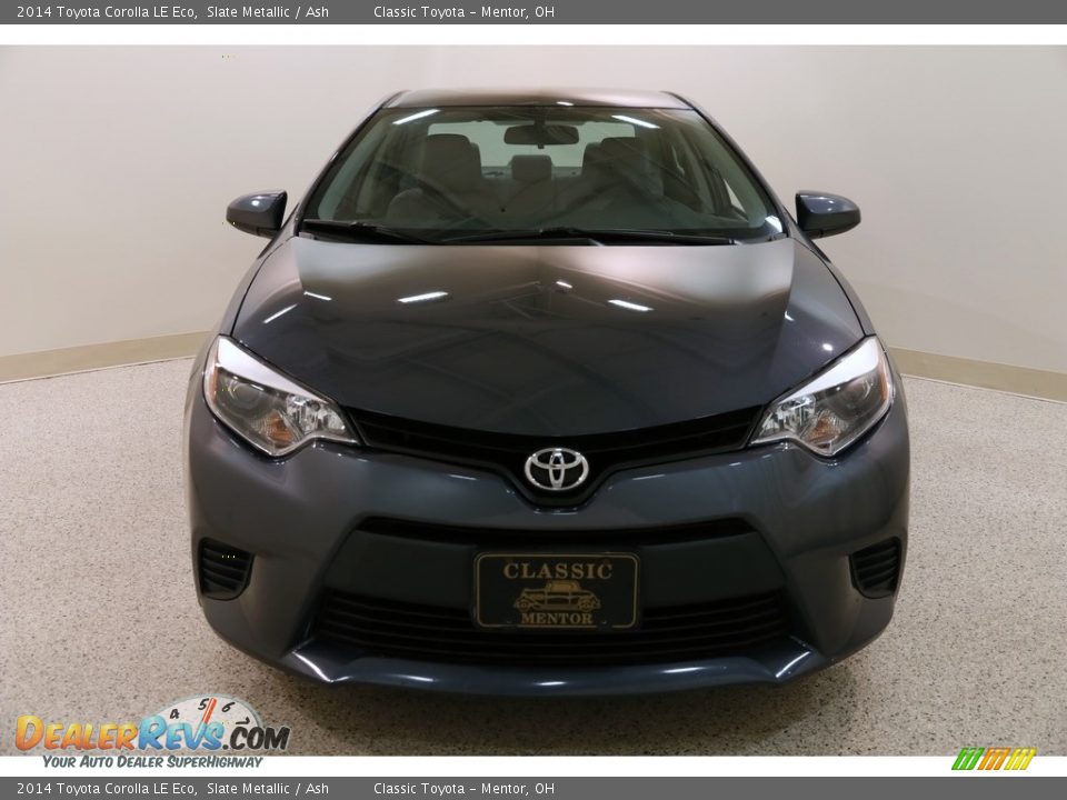 2014 Toyota Corolla LE Eco Slate Metallic / Ash Photo #2