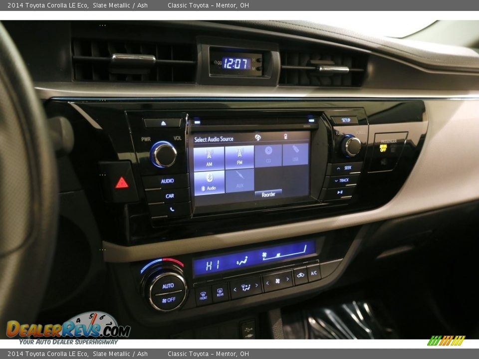 2014 Toyota Corolla LE Eco Slate Metallic / Ash Photo #8