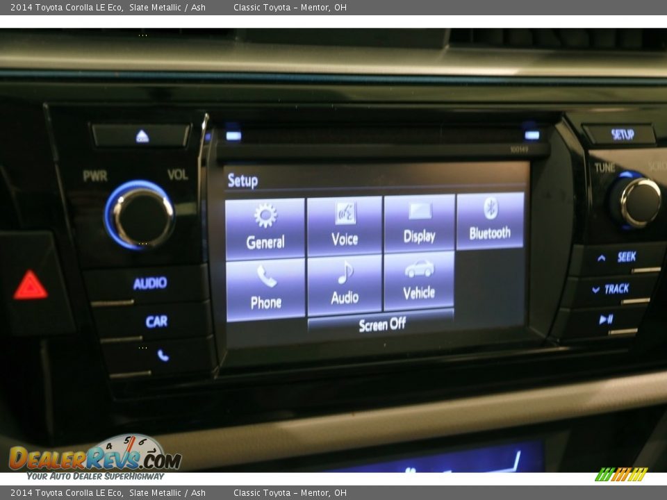 2014 Toyota Corolla LE Eco Slate Metallic / Ash Photo #9