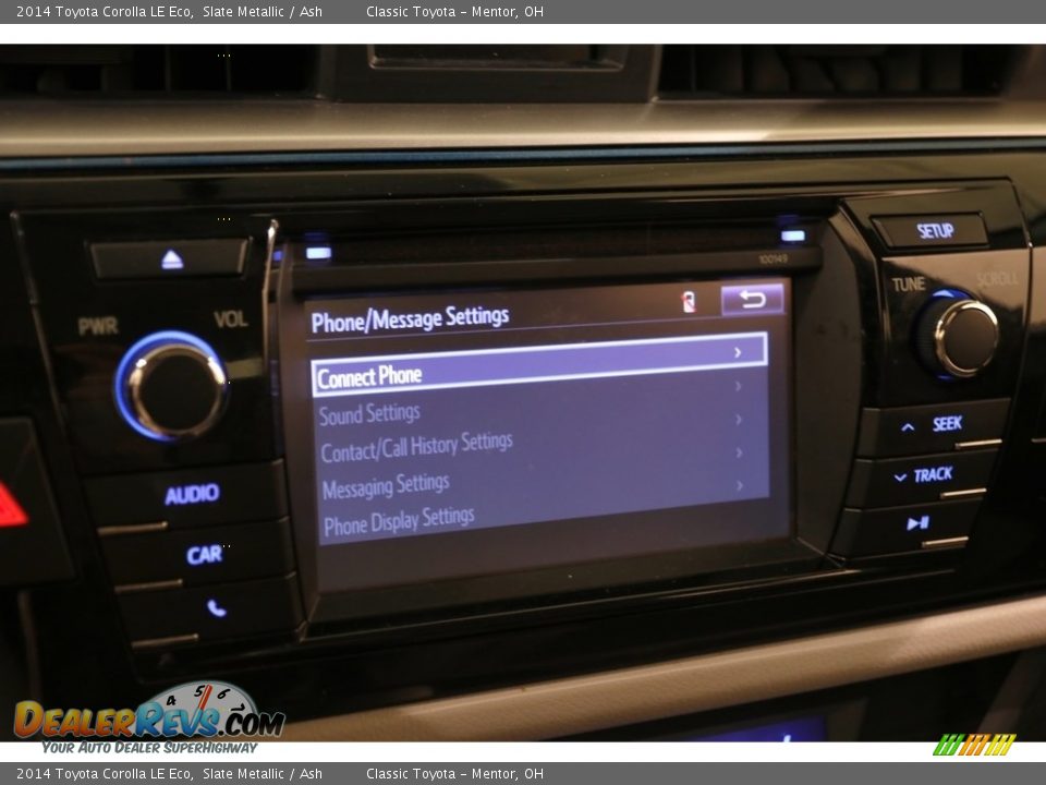2014 Toyota Corolla LE Eco Slate Metallic / Ash Photo #10