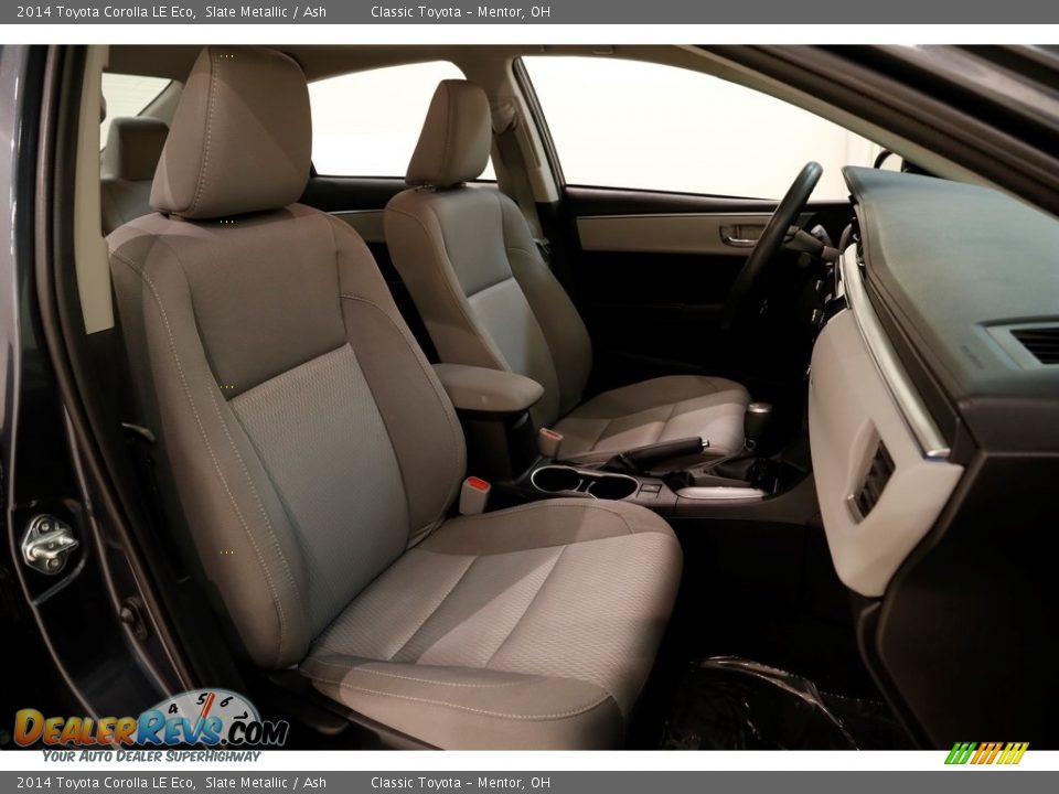 2014 Toyota Corolla LE Eco Slate Metallic / Ash Photo #12