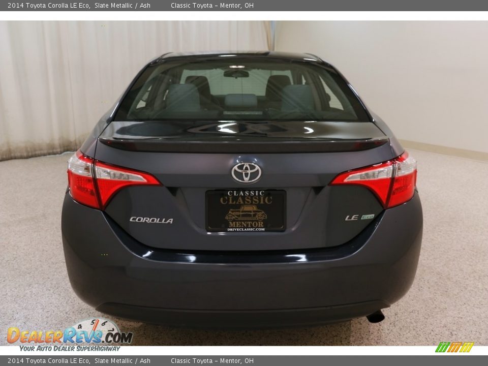 2014 Toyota Corolla LE Eco Slate Metallic / Ash Photo #15