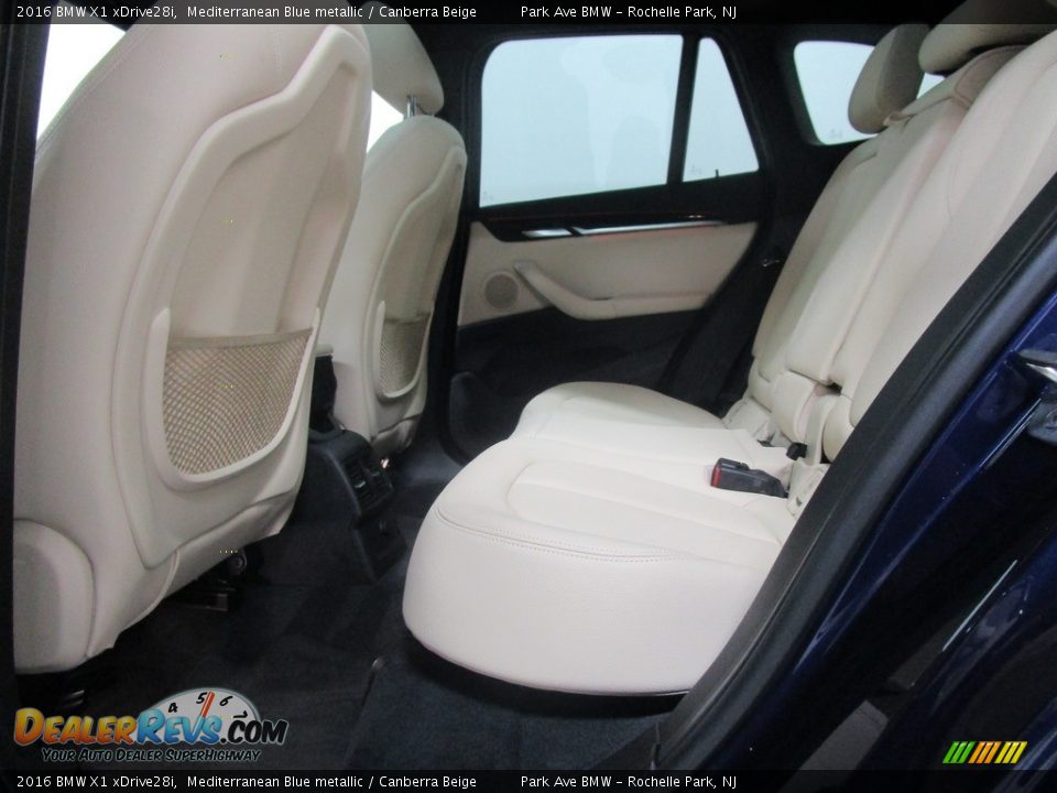 2016 BMW X1 xDrive28i Mediterranean Blue metallic / Canberra Beige Photo #12