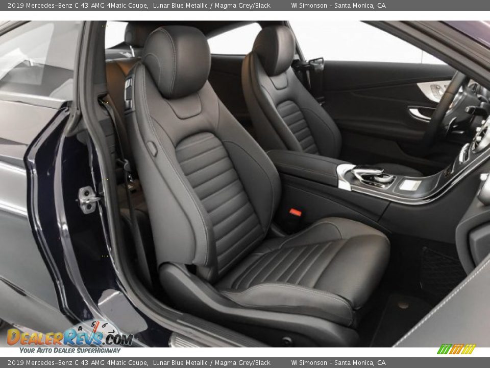 Magma Grey/Black Interior - 2019 Mercedes-Benz C 43 AMG 4Matic Coupe Photo #5
