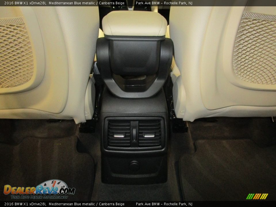 2016 BMW X1 xDrive28i Mediterranean Blue metallic / Canberra Beige Photo #19