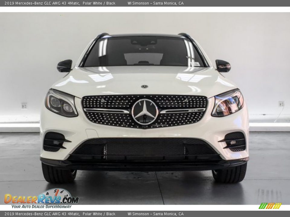 2019 Mercedes-Benz GLC AMG 43 4Matic Polar White / Black Photo #2