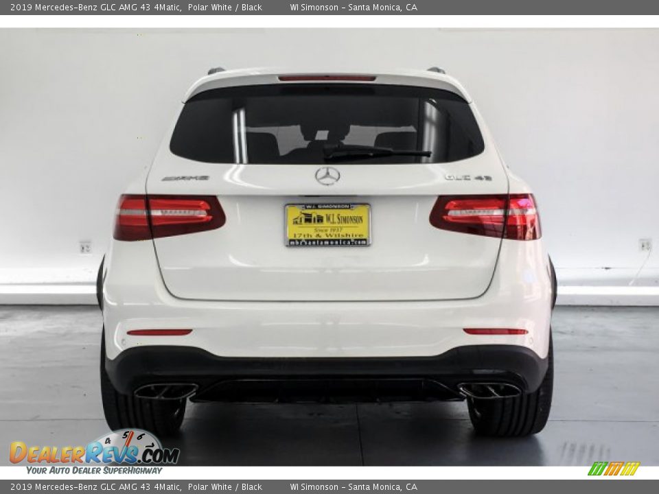 2019 Mercedes-Benz GLC AMG 43 4Matic Polar White / Black Photo #3