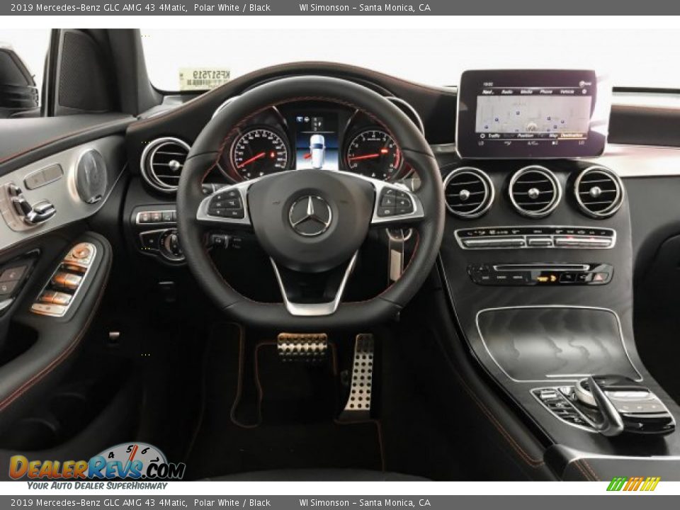 2019 Mercedes-Benz GLC AMG 43 4Matic Polar White / Black Photo #4