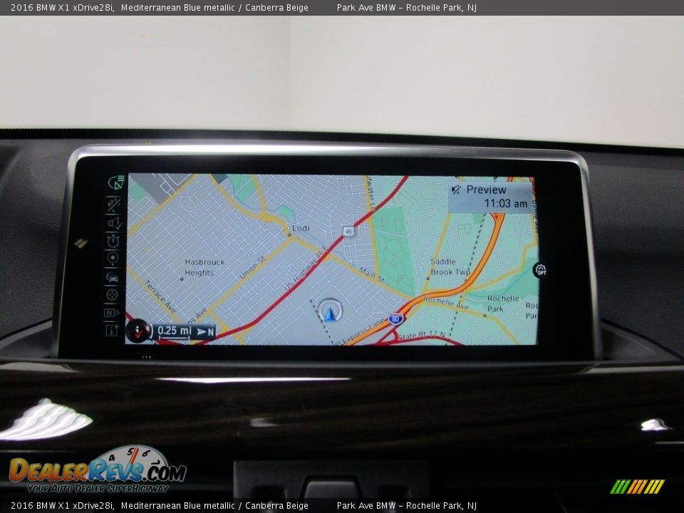 2016 BMW X1 xDrive28i Mediterranean Blue metallic / Canberra Beige Photo #25
