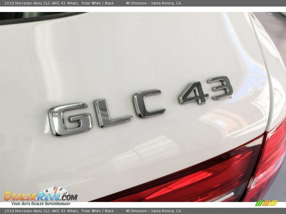 2019 Mercedes-Benz GLC AMG 43 4Matic Polar White / Black Photo #7