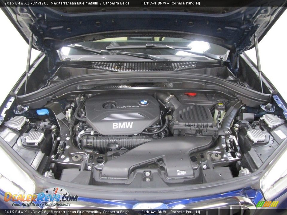 2016 BMW X1 xDrive28i Mediterranean Blue metallic / Canberra Beige Photo #29