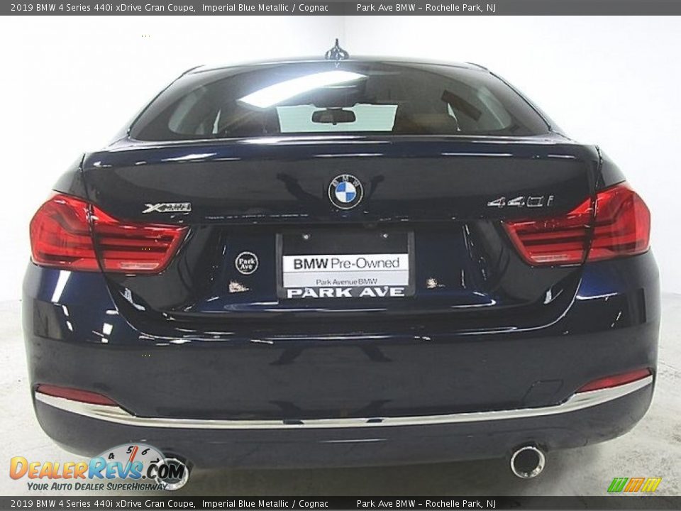 2019 BMW 4 Series 440i xDrive Gran Coupe Imperial Blue Metallic / Cognac Photo #3