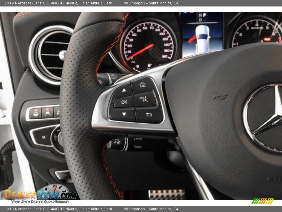 2019 Mercedes-Benz GLC AMG 43 4Matic Steering Wheel Photo #19
