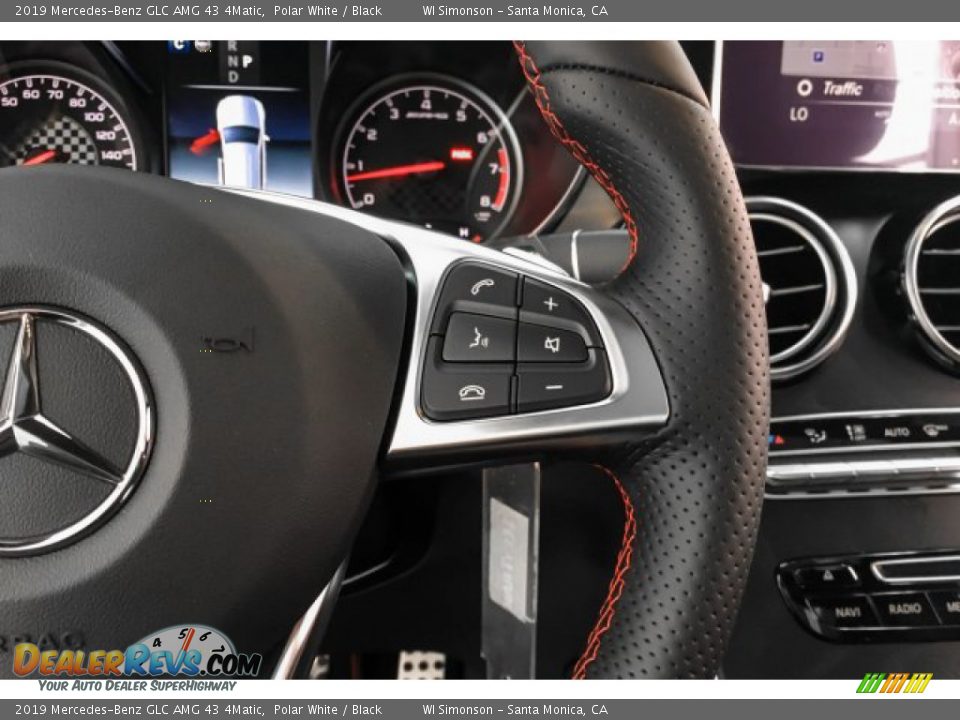 2019 Mercedes-Benz GLC AMG 43 4Matic Steering Wheel Photo #20