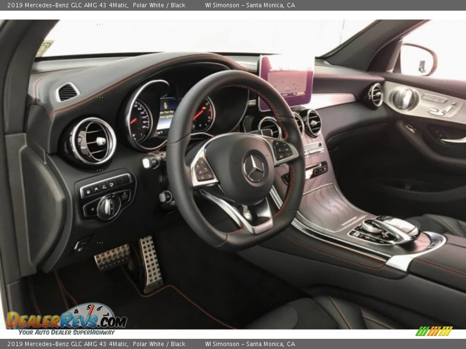 2019 Mercedes-Benz GLC AMG 43 4Matic Polar White / Black Photo #23