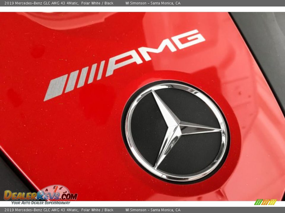 2019 Mercedes-Benz GLC AMG 43 4Matic Polar White / Black Photo #32