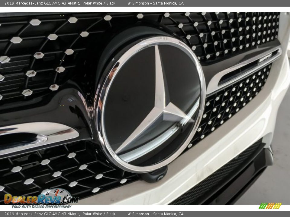 2019 Mercedes-Benz GLC AMG 43 4Matic Polar White / Black Photo #34