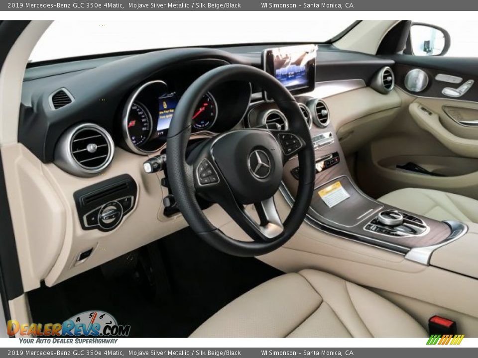 2019 Mercedes-Benz GLC 350e 4Matic Mojave Silver Metallic / Silk Beige/Black Photo #4