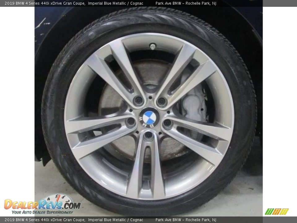 2019 BMW 4 Series 440i xDrive Gran Coupe Imperial Blue Metallic / Cognac Photo #28