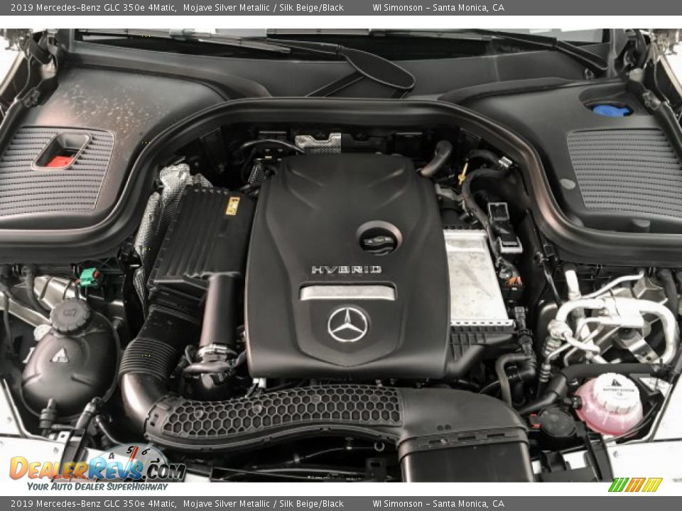 2019 Mercedes-Benz GLC 350e 4Matic Mojave Silver Metallic / Silk Beige/Black Photo #8