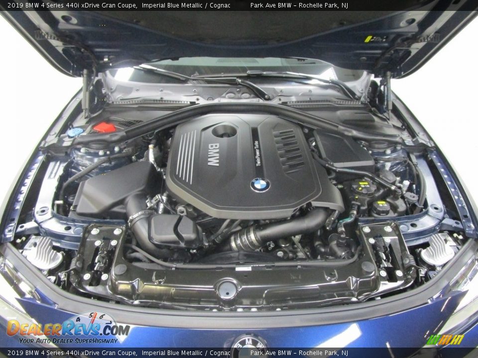 2019 BMW 4 Series 440i xDrive Gran Coupe Imperial Blue Metallic / Cognac Photo #29