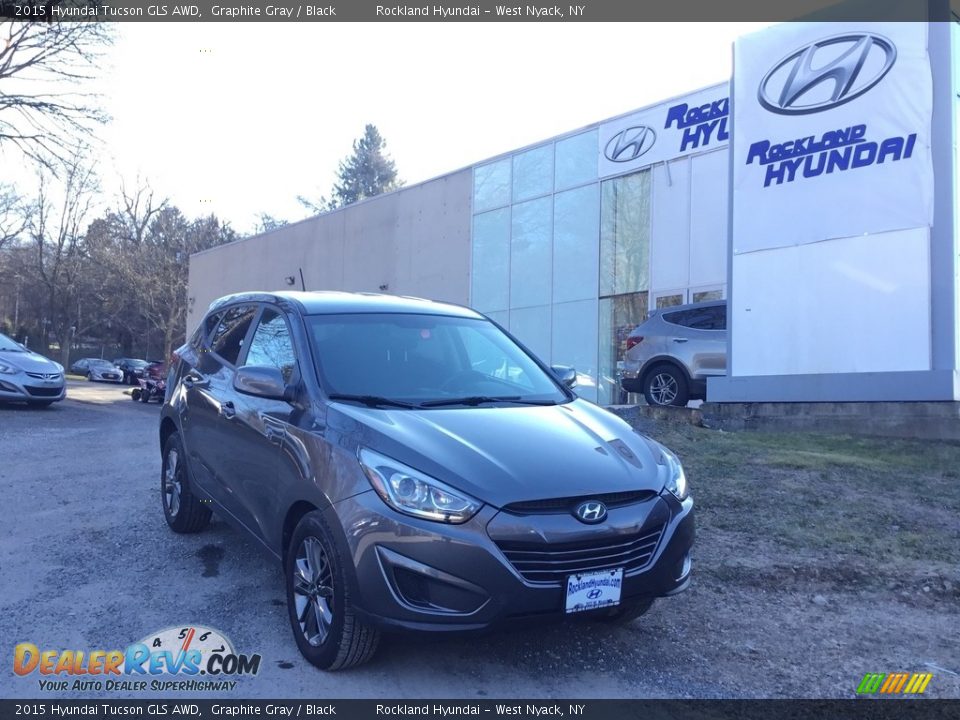 2015 Hyundai Tucson GLS AWD Graphite Gray / Black Photo #1
