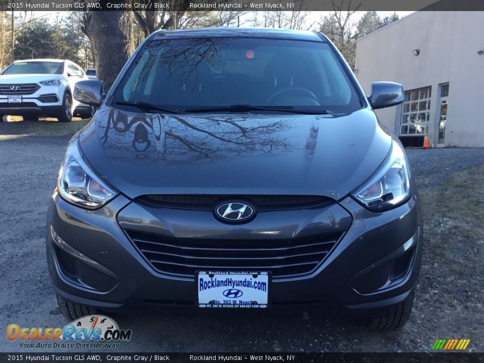 2015 Hyundai Tucson GLS AWD Graphite Gray / Black Photo #2