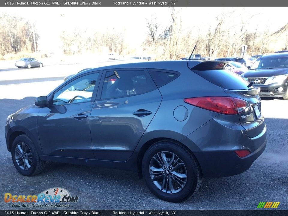 2015 Hyundai Tucson GLS AWD Graphite Gray / Black Photo #6