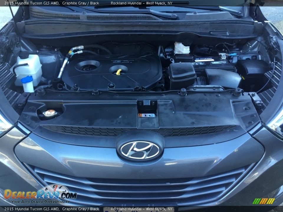 2015 Hyundai Tucson GLS AWD Graphite Gray / Black Photo #27